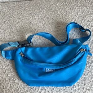 Never Worn Foldie Blue Fanny Pack